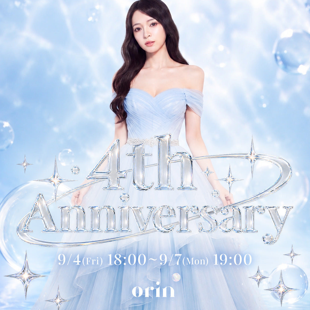 ＼🩵 orin 4th Anniversary Event開催🤍／